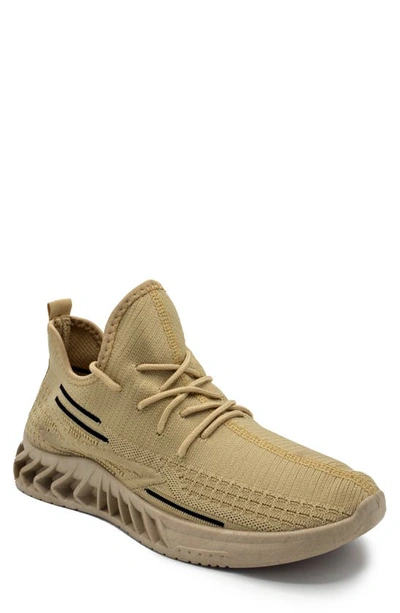 Akademiks Fit Jogger Sneaker In Beige