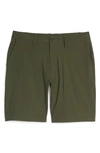 Zella Torrey Performance Shorts In Green Rosin