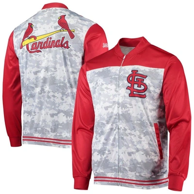 Stitches Red St. Louis Cardinals Camo Full-zip Jacket