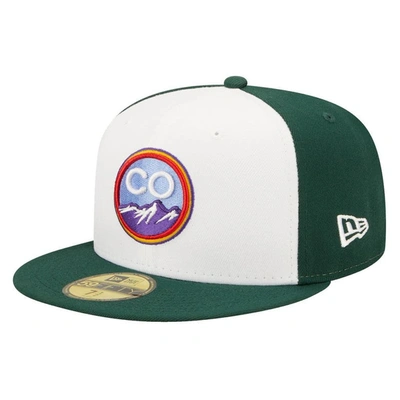 New Era Men's  White Colorado Rockies 2022 City Connect 59fifty Fitted Hat