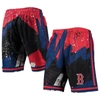 MITCHELL & NESS MITCHELL & NESS RED BOSTON RED SOX HYPER HOOPS SHORTS