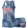 Concepts Sport Women's  Navy Boston Red Sox Billboard Racerback Tank Top And Shorts Set In Navy