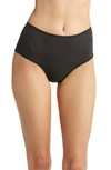 Skims Fits Everybody High-rise Stretch-jersey Briefs In Onyx