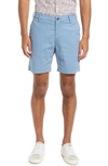 Faherty Island Life Organic Cotton Blend Shorts In Blue