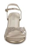 Touch Ups Ivy Ankle Strap Sandal In Champagne