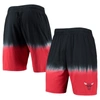 Mitchell & Ness Men's  Black And Red Chicago Bulls Hardwood Classic Authentic Shorts In Black
