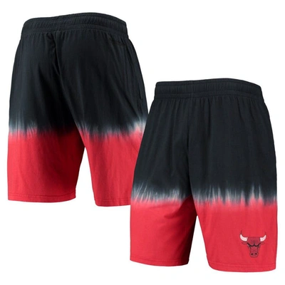Mitchell & Ness Men's  Black And Red Chicago Bulls Hardwood Classic Authentic Shorts In Black,red