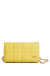House Of Want We Browse Vegan Leather Wallet Crossbody Bag In Limoncello