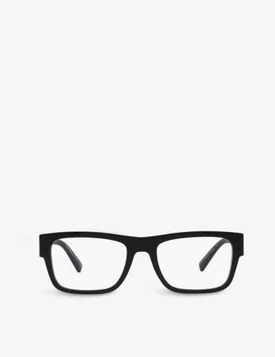 Prada Pr 15yv Acetate Square-frame Glasses In Black