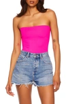 Susana Monaco Essential Crop Tube Top In Magenta