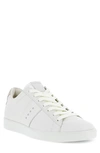 Ecco Street Lite Retro Sneaker In White/shadow White