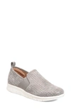 Comfortiva Casey Perforated Slip-on Sneaker In Grey