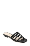 Journee Signature Cenci Strappy Slide Sandal In Black