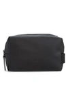 Rains Small Waterproof Toiletry Bag In Black