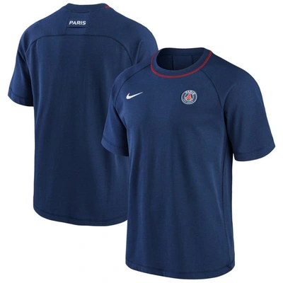 Nike Navy Paris Saint-germain Travel Raglan T-shirt In Blue
