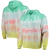 The Wild Collective Mint/coral Wnba Logowoman Pride Pullover Hoodie In Mint