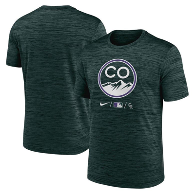 Nike Men's  Green Colorado Rockies Authentic Collection 2022 City Connect Velocity Performance T-shir