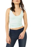 Free People Seamless Scoop Neck Camisole In Clear Sea