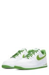 Nike White Air Force 1 07 Lx Sneakers In White/ Chlorophyll
