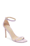 Stuart Weitzman Nudistcurve Ankle Strap Sandal In Amatista