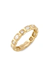 Bony Levy Maya Mixed Diamond Eternity Band In 18k Yellow Gold