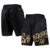 Mitchell & Ness Men's  Black Chicago Bulls Big Face 4.0 Fashion Shorts In Black