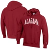 Champion Crimson Alabama Crimson Tide Team Arch Reverse Weave Pullover Hoodie In Crimson