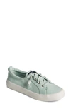 Sperry Crest Vibe Tumbled Leather Sneaker In Light Blue