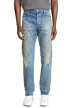 John Elliott The Cast 2 Distressed Slim Fit Jeans In Hillcrest