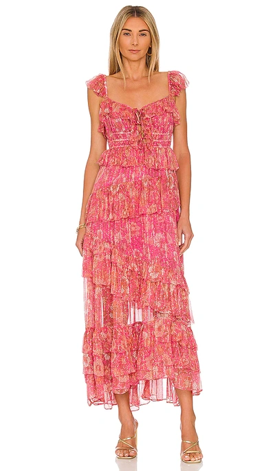 Tularosa Corinne Maxi Dress In Pink