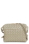 Bottega Veneta Small Intrecciato Leather Shoulder Bag In Travertine-gold