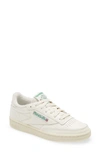 Reebok Club C 85 Vintage Gx3686 Women's Chalk Alabaster Green Shoes 10.5 Pop12 In Chalk/ Alabaster/ Glen Green