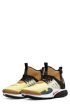 Nike Air Presto Mid Utility Sneaker In Yellow/ Cinnabar