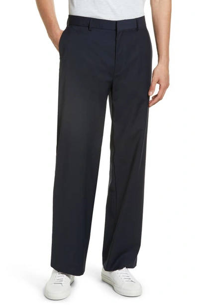 Tiger Of Sweden Treyx Straight Leg Trousers In Light Ink