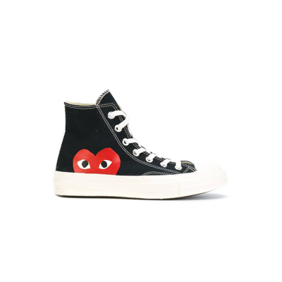 Comme Des Garçons Play Chuck 70 High-top Trainers In Black