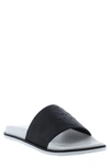 Robert Graham Men's Adrift Skull-embossed Slide Sandals In Black