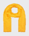 Sofia Cashmere Lightweight Cashmere Scarf In Yellow