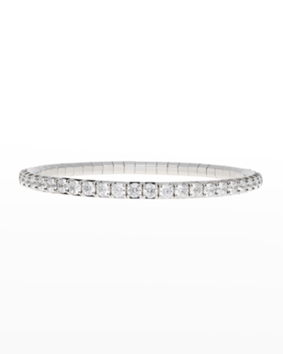 Ex-tensible 18k White Gold Stretch Diamond Tennis Bracelet