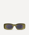 Loewe X Paula's Ibiza Original Square Sunglasses In Cactus Green