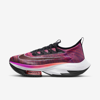 Nike Air Zoom Alphafly Next% Flyknit Men's Road Racing Shoes In Hyper Violet,flash Crimson,black,black