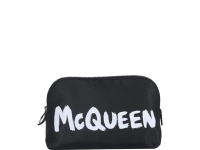 Alexander Mcqueen Graffiti Logo Pouch In Default Title