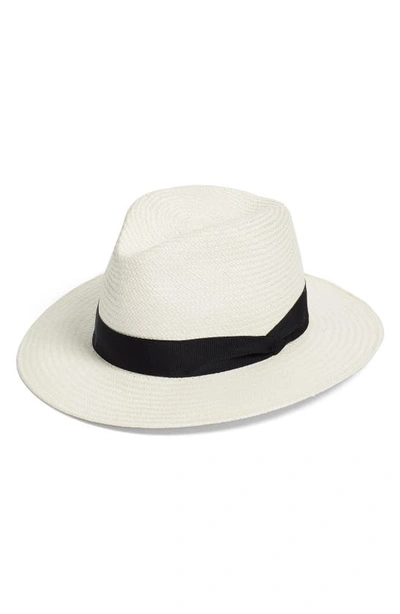 Rag & Bone Straw Panama Hat In White