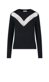 Alexander Mcqueen Black Ribbedsweater In Black