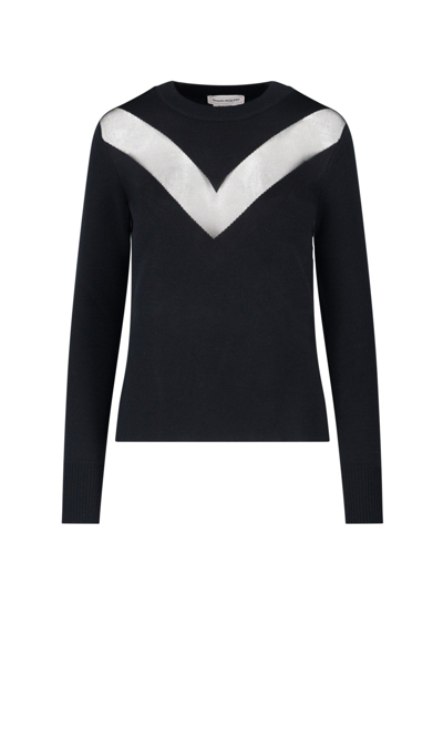 Alexander Mcqueen Sweater In Black