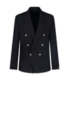 BALMAIN BALMAIN MEN'S BLACK WOOL BLAZER