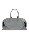 BOTTEGA VENETA BOTTEGA VENETA MEN'S GREY LEATHER TRAVEL BAG