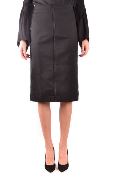 Fendi Women's  Black Other Materials Skirt