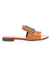 GIVENCHY GIVENCHY WOMEN'S BROWN LEATHER SANDALS