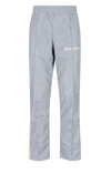 Palm Angels Man Pants Silver Size Xxl Polyester, Polyamide, Metal In Silver