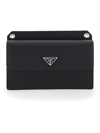 PRADA PRADA MEN'S BLACK SHOULDER BAG